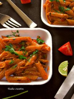 ઇન્ડિયન સ્ટાઈલ પેન્ને પાસ્તા રેસીપી મુખ્ય ફોટો