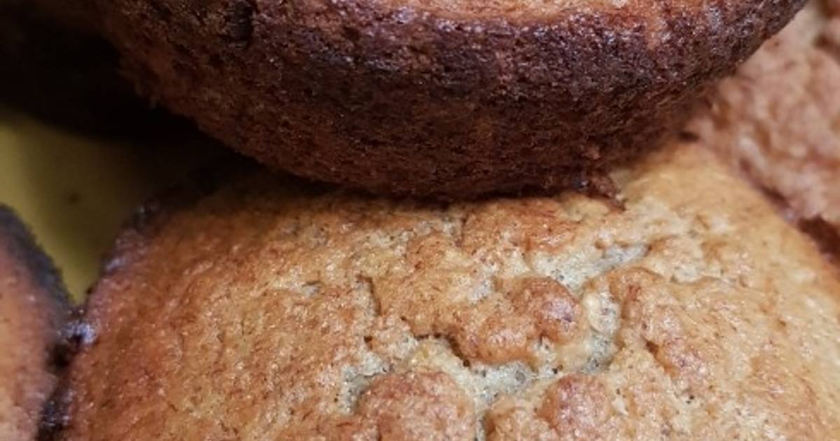 Muffins de banana sin harina!!! 😊 Receta de Andrea Figueroa Olivera