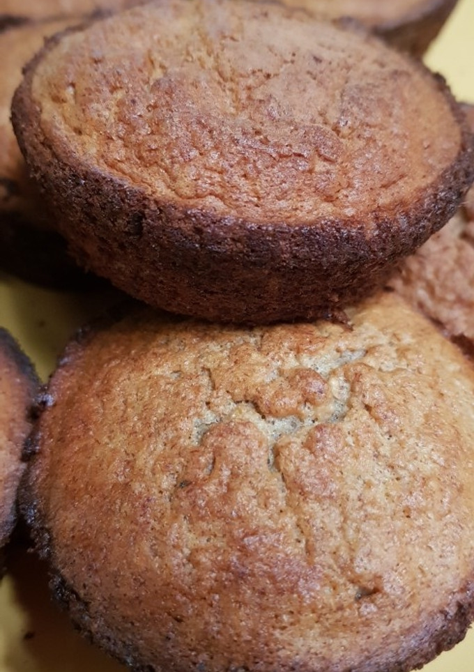 Una foto de Muffins de banana sin harina!!! 😊