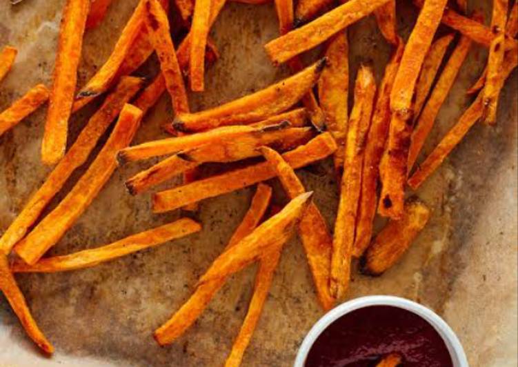 Step-by-Step Guide to Make Favorite Sweet potato Baked chips