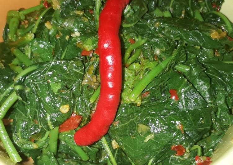 Oseng daun singkong ala sunda