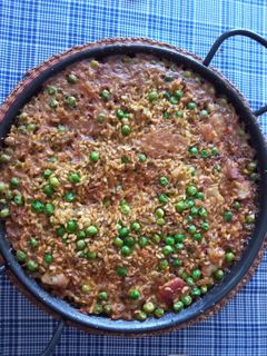 Una foto de Arroz con especias y magro de cerdo