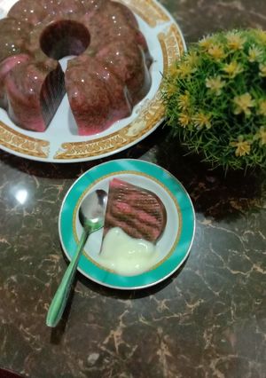 Foto resep Marble Bread Pudding
