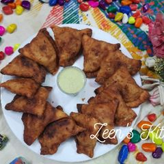 A picture of Whole Wheat Aloo Samosas.