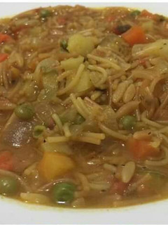 صورة لوصفة شوربه الخضار اللذيذه 😋😋