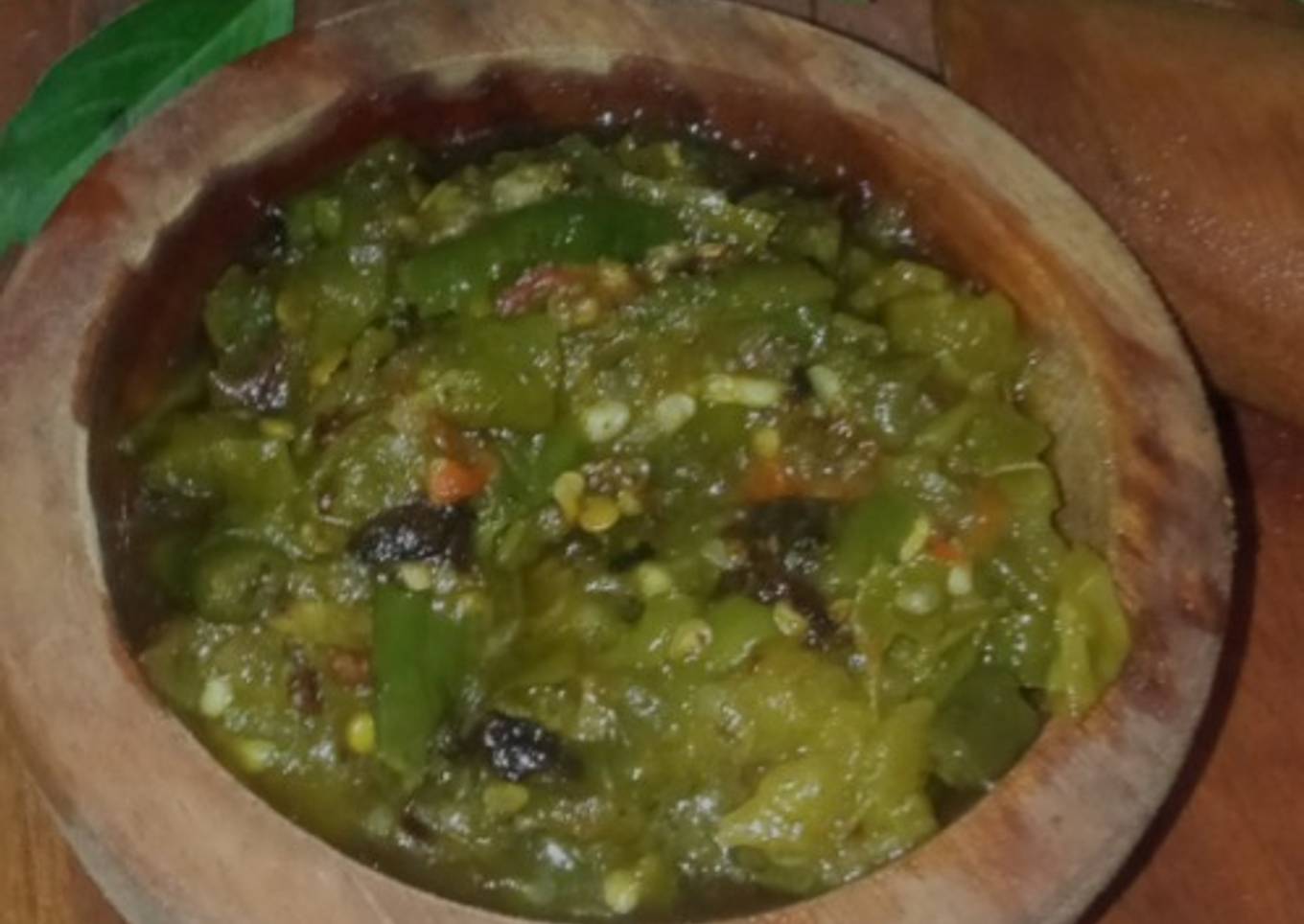Sambal hijau padang ala anak kost
