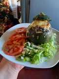 Zapallito relleno carne-champiñón