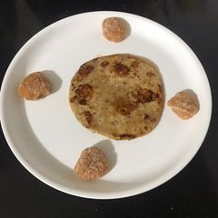 A picture of Jaggery Paratha.