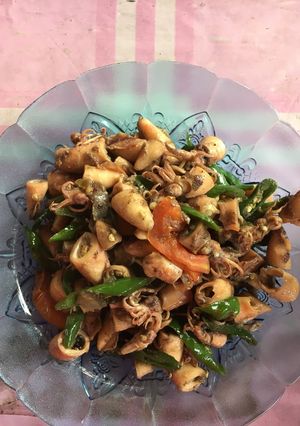 Foto resep Cumi Asin Cabe Ijo