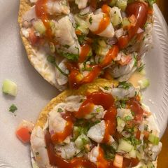A picture of Shrimp Ceviche.