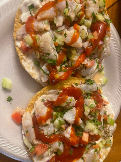A picture of Shrimp Ceviche.