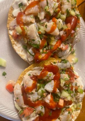 A picture of Shrimp Ceviche.