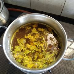 A picture of Nellika rasam.