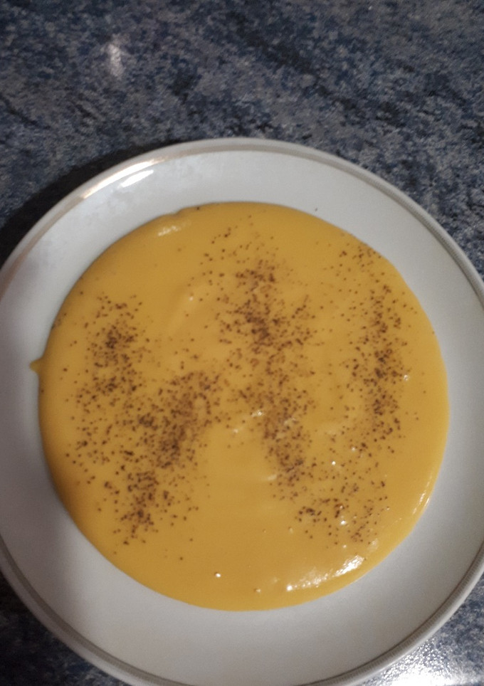 Una foto de Crema de calabaza y patata