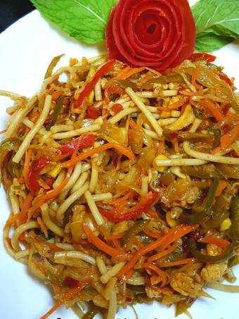 Recipe Chicken and vegetable CHOWMIEN the Perfect Makes you drool