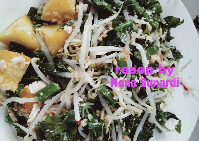 Urab sayur menu sehat diet aku 😍