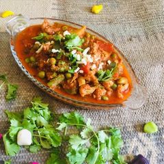 A picture of Veg Kolhapuri.