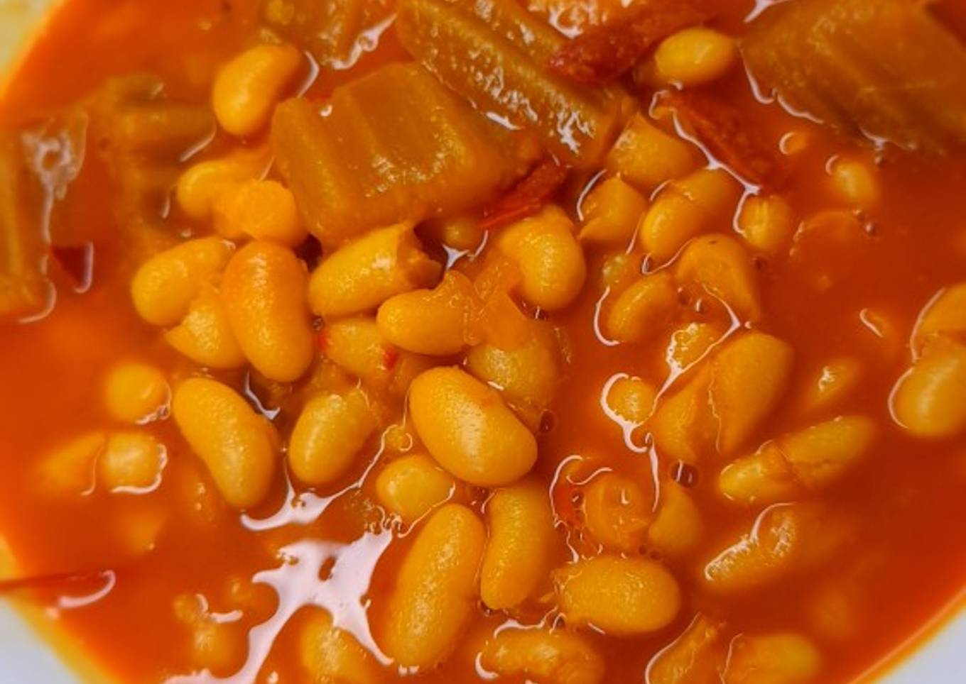 Judías blancas guisadas