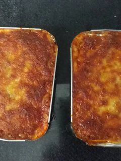 Una foto de Lasaña de berenjenas con carne