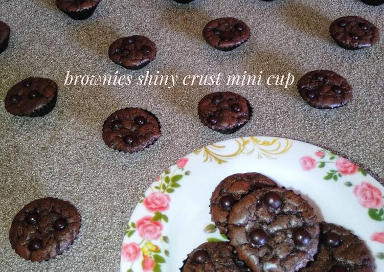 Brownies Shiny Crust Mini Cup