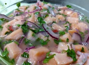 Foto de Ceviche de salmão