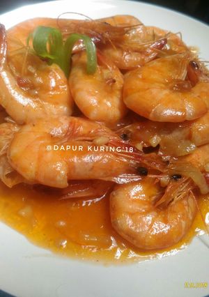 Foto resep Udang saus asam manis simple