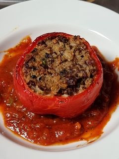 Una foto de Pimientos rellenos a la antigua