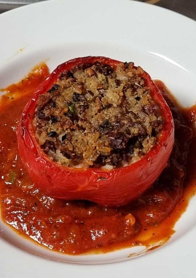 Una foto de Pimientos rellenos a la antigua