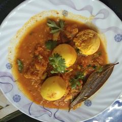 A picture of Masala Egg Curry.
