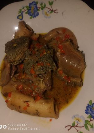 Pepper soup na kayan ciki ainihin hoton girkin