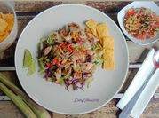Gambar salad timun jepang cabe