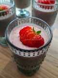 Strawberry mousse (low- fat)