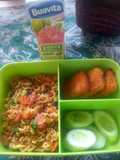 "Bekal anak" Me Goreng Sedaap Sayur
