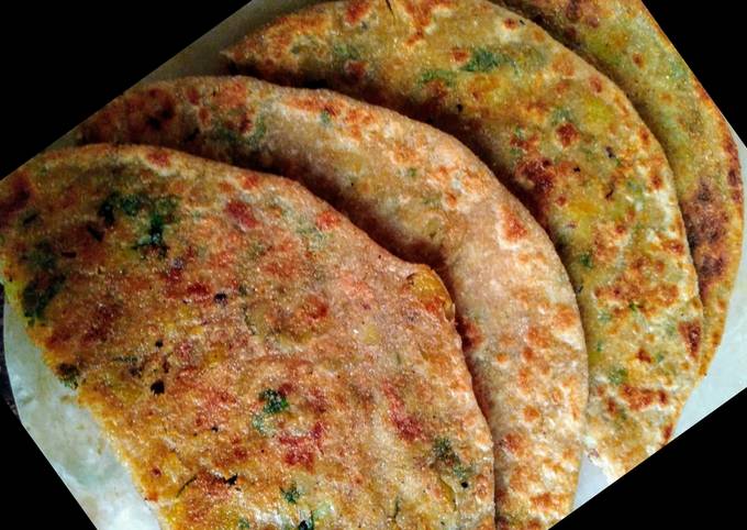 Simple Way to Make Homemade Spicy aloo paratha