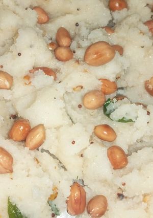 A picture of Upma of semolina.