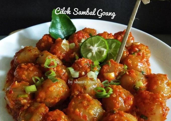 Resep Cilok Sambal Goang Oleh Shanty Yuniar Cookpad