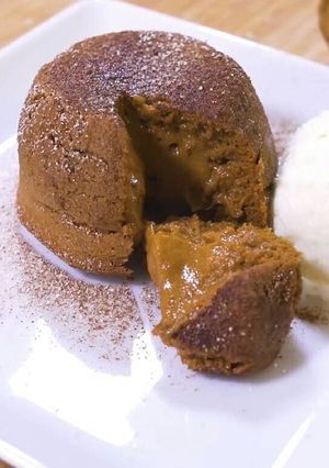Una foto de Volcán de dulce de leche 🌋
