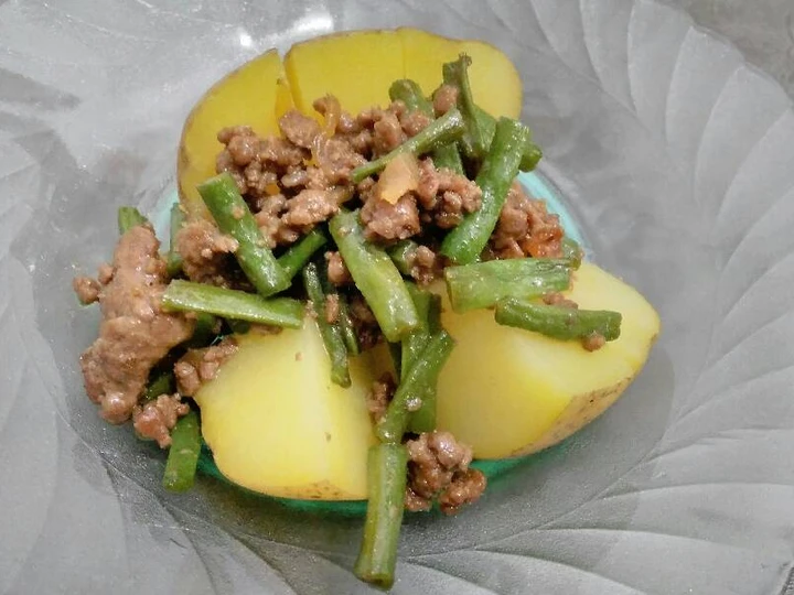 Cara Gampang Membikin Resep  Tumis Baby Buncis Daging Cincang yang Enak, Lezat