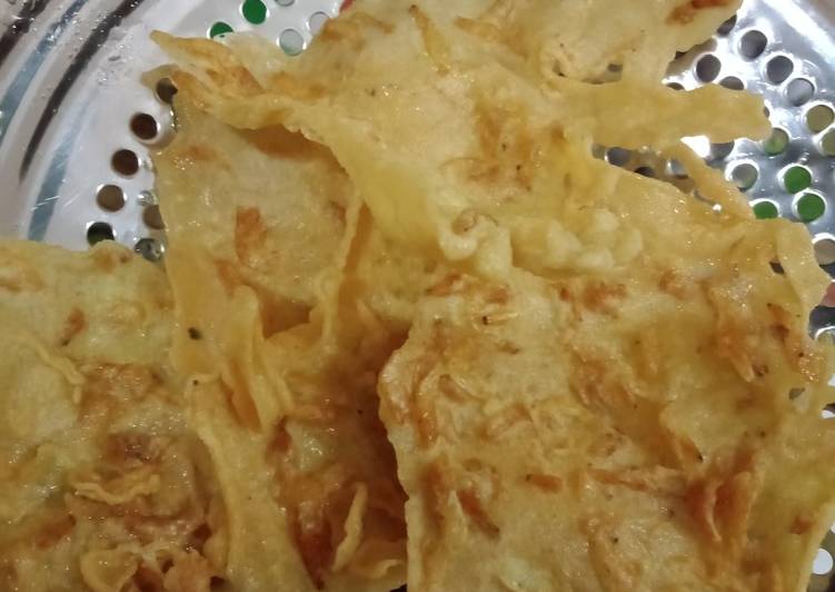Resep Bumbu Dapur Peyek udang rebon renyahhhh