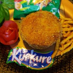 A picture of Kurkure Bread kachori.