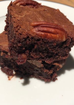 Une photo de Brownie aux noix de Pecan