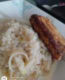 Risotto de hinojo con tempeh (vegano)