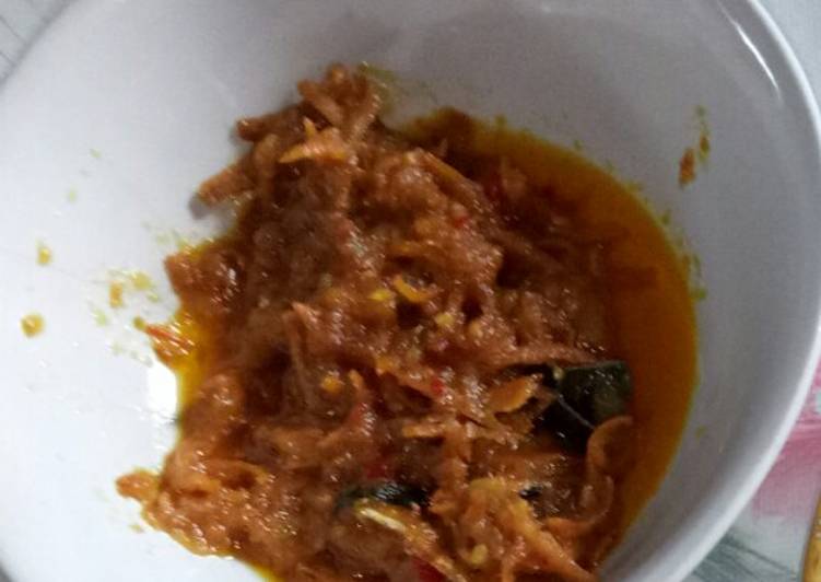 Sambal teri tempoyak