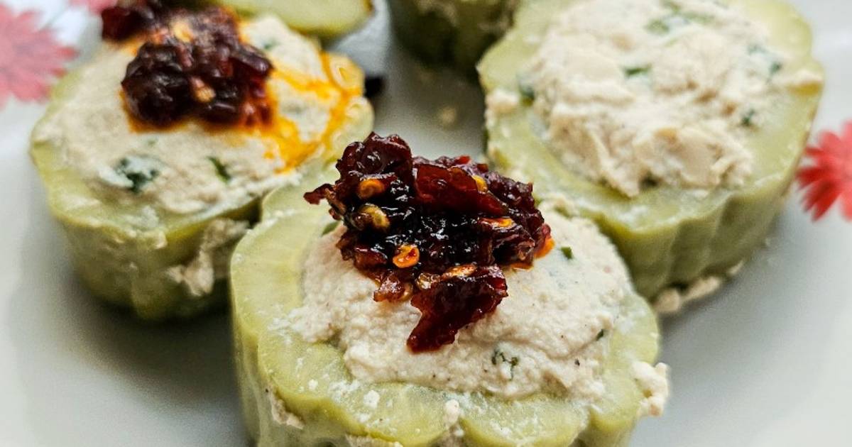 Spring Sumbat Resipi Peria Sumbat Tauhu oleh Nihadriz Niha - Cookpad