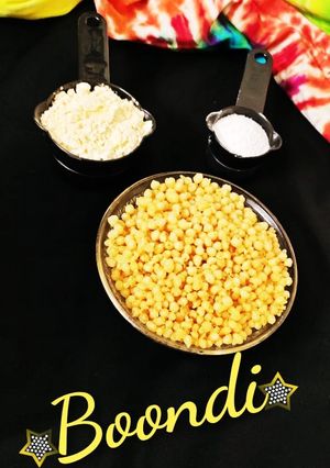 A picture of Boondi For Raita.