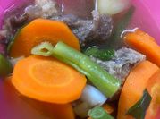 Gambar sop buntut sapi buncis