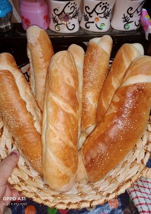 صورة لوصفة خبز الساندويش ولا ميني باجيت 🥖🌭