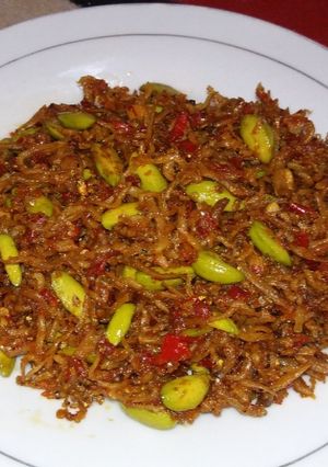 Foto resep Sambel teri pete