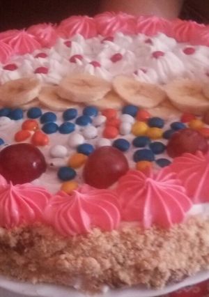صورة لوصفة كعكة عيد ميلاد بنتي امونة