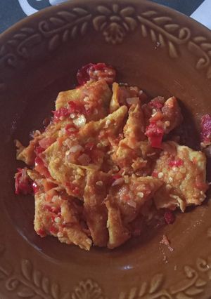 Foto resep Telur dadar sambal goreng